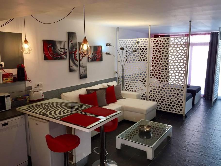Red Loft Deluxe - Vivienda Vacacional A Playa Del Ingles Lägenhet Exteriör bild